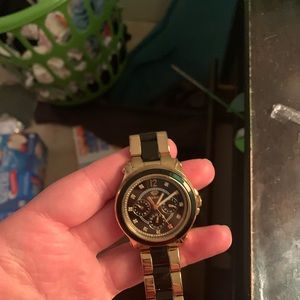 Juicy couture gold and black watch